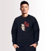 Andy Lau's 2022 Spring and Autumn new men's hoodie, round-neck pullover, long-sleeved and fleece winter loose men's top Application Scenario
